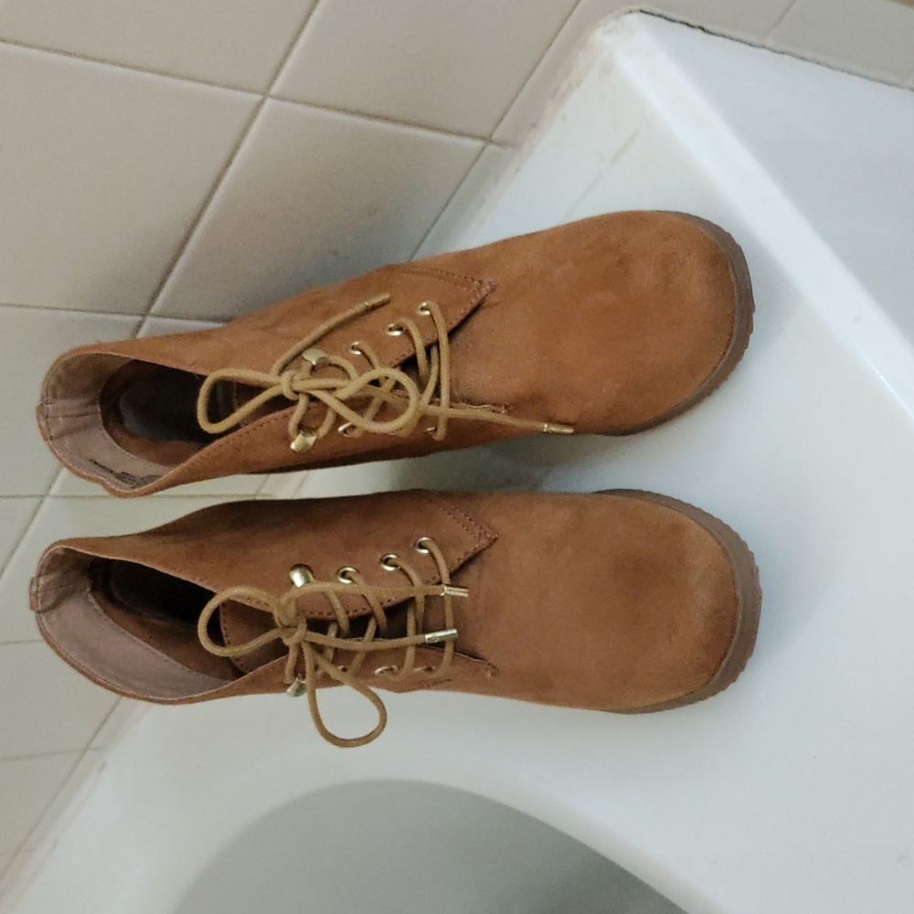 🦋Whitemt women ankle boots suede